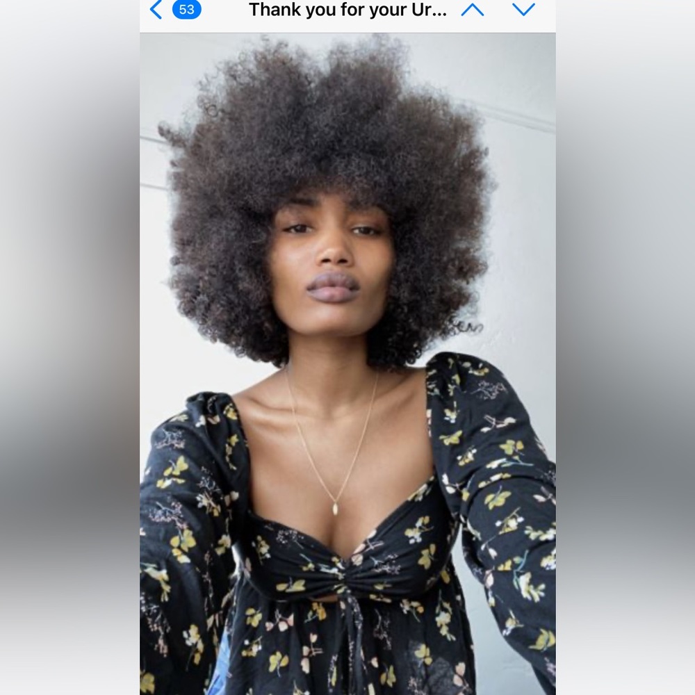 UO Violet Cutout Peplum Top